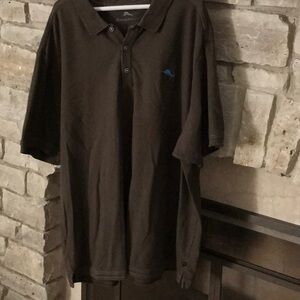 Tommy Bahama Dark Brown Polo Shirt